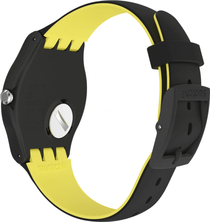 Swatch,Originals 41mm,41mm,Black,Sapphire,Crystal Glass,Open,SUOB184