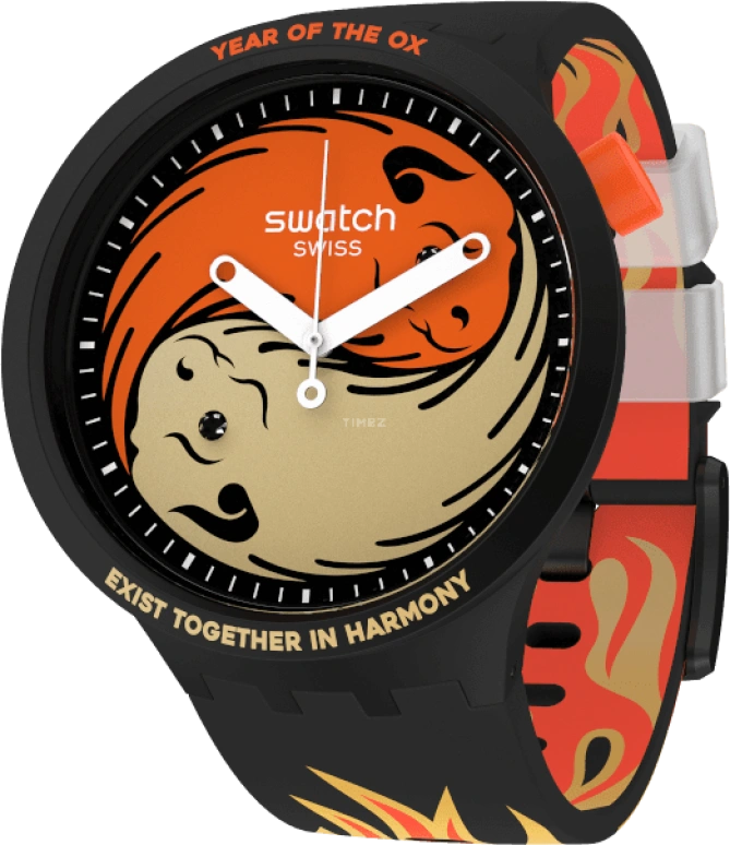 Swatch,THE BOLD 47mm,47mm,Plastic,SO27Z109