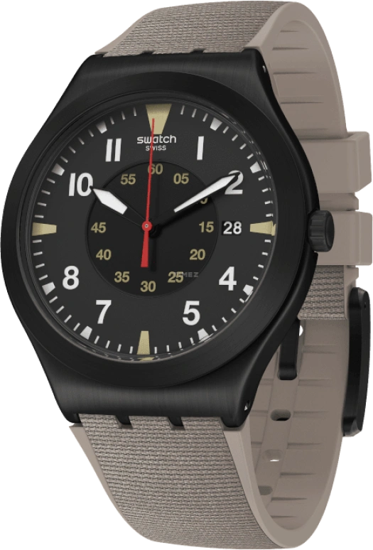 Swatch,IRONY 42.70x47.20mm,42.70x47.20mm,Black,YWB406