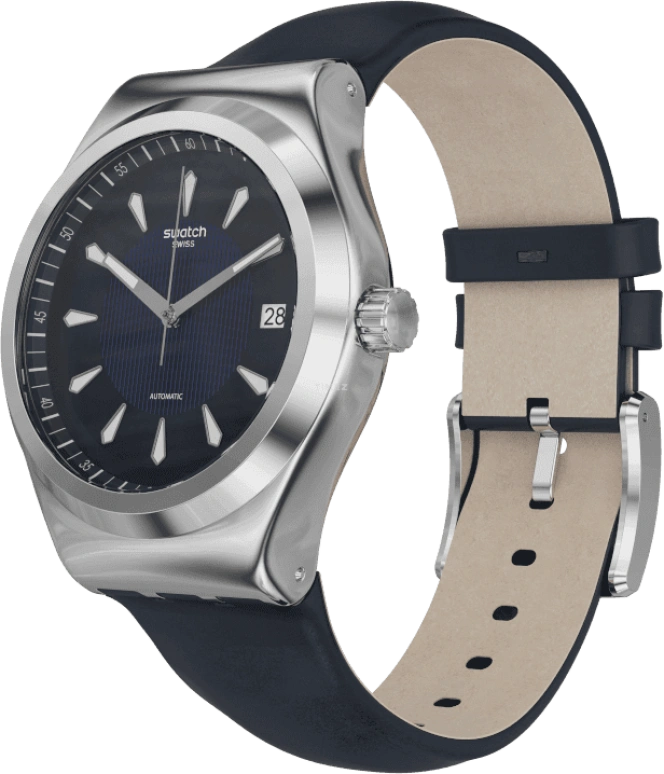 Swatch,IRONY 42mm,42mm,Stainless Steel,Open,YIS420