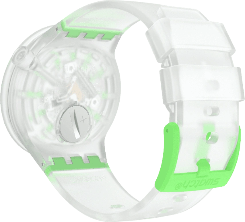 Swatch,THE BOLD 47mm,47mm,Plastic,White,SO27E104