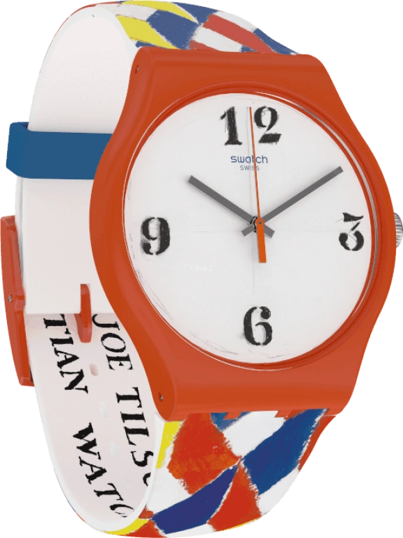 Swatch,Originals 41mm,41mm,Plastic,White,Sapphire,Crystal Glass,SUOZ312S