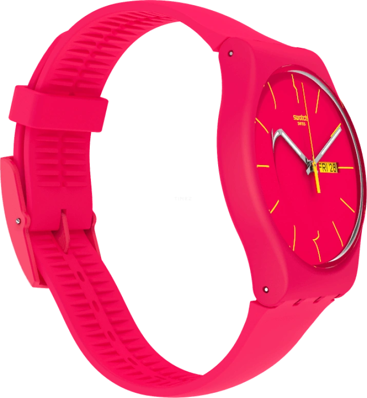 Swatch,CLASSIC ,Plastic,Red,SUOR704