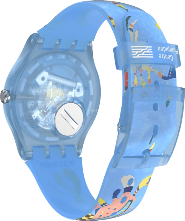 Swatch,Originals 41mm,41mm,Plastic,Blue,Quartz,Sapphire,Crystal Glass,Round,SUOZ342