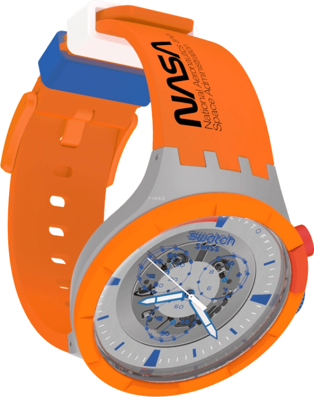 Swatch,THE BOLD 47mm,47mm,Bioceramic,Ceramic,Sapphire,Crystal Glass,SB04Z401