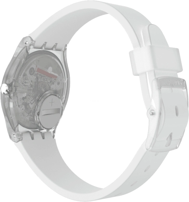 Swatch,Originals 34mm,34mm,Plastic,Blue,Pink,Sapphire,Crystal Glass,GE713