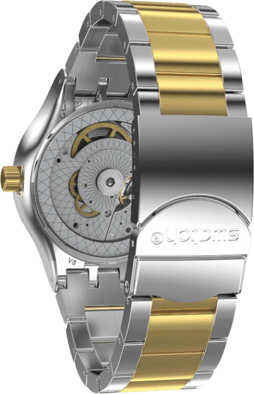 Swatch,IRONY 42mm,42mm,Gold,Open,YIS429G