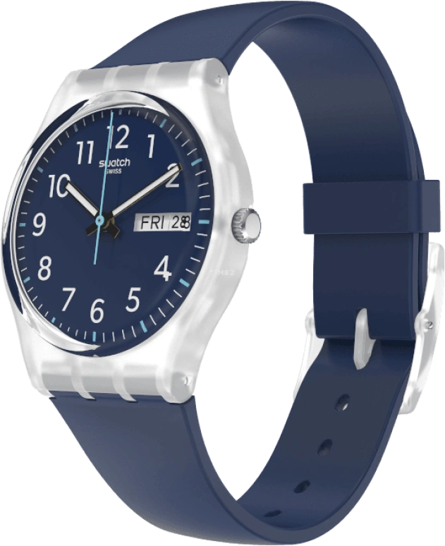 Swatch,Originals 34mm,34mm,Blue,Open,GE725