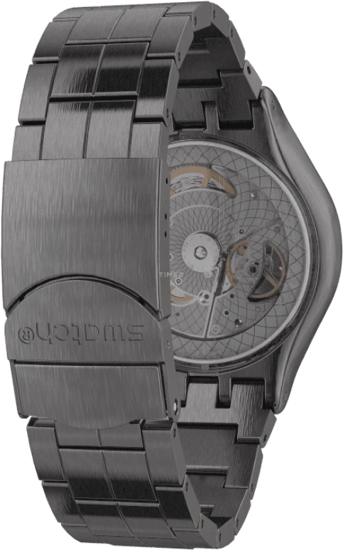 Swatch,IRONY 42mm,42mm,Stainless Steel,Open,YIM400G