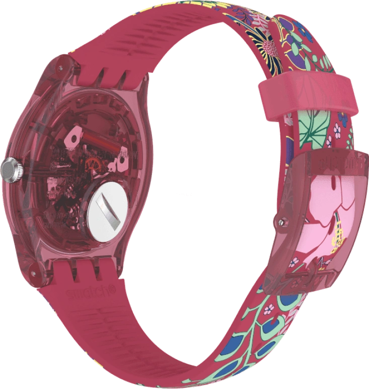 Swatch,Originals 41mm,41mm,Plastic,Pink,SUOP112