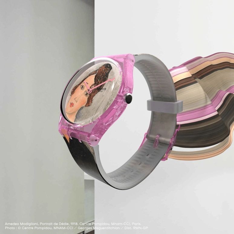 Swatch,Originals 34mm,34mm,Plastic,Multi-Color,Quartz,Sapphire,Crystal Glass,Round,GZ356