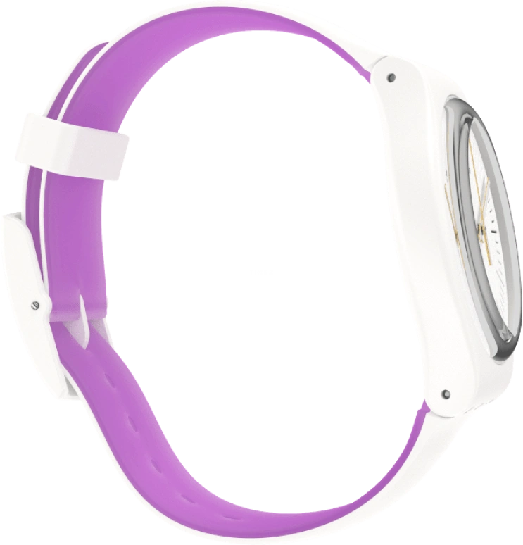 Swatch,Originals 41mm,41mm,Plastic,White,Sapphire,Crystal Glass,SUOW173