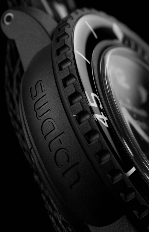 Swatch,BIOCERAMIC 42.30mm,42.30mm,Bioceramic,Black,Automatic,Day,Sapphire,Glass,Kasseem Dean,Swizz Beatz,SO35B400