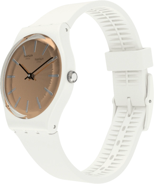 Swatch,Originals 34mm,34mm,Plastic,Gold,GW209