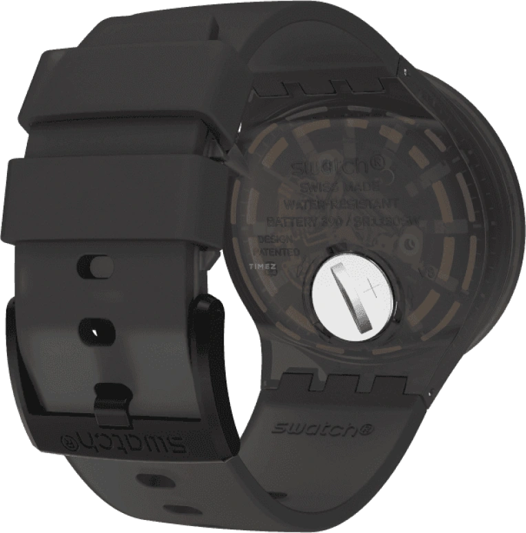 Swatch,THE BOLD 47mm,47mm,Plastic,Coffee,Brown,SO27B115