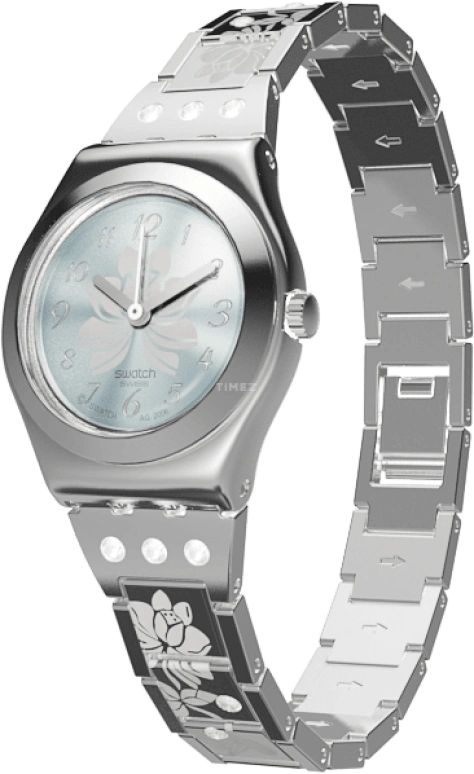 Swatch,IRONY 25mm,25mm,Stainless Steel,Blue,YSS222G