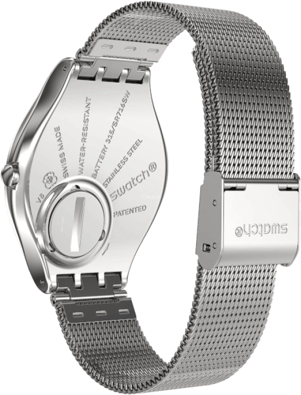 Swatch,SKIN 38mm,38mm,Sapphire,Crystal Glass,SYXS133M