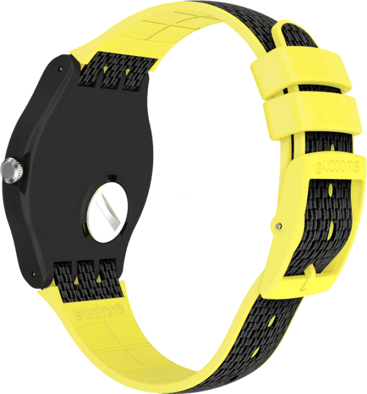 Swatch,Originals 41mm,41mm,Plastic,Black,SUOB406