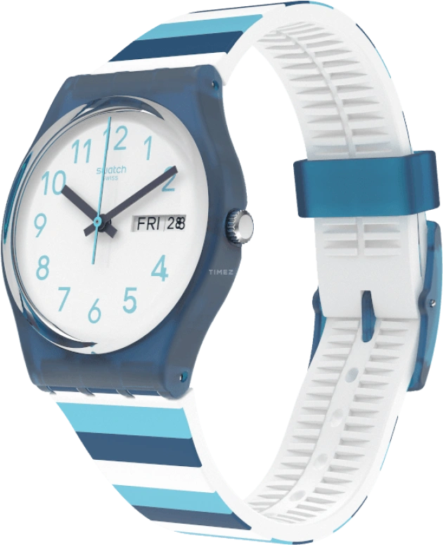 Swatch,Originals 34mm,34mm,White,Open,GN728