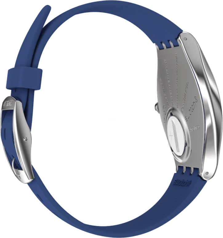 Swatch,SKIN 38mm,38mm,Blue,Sapphire,Crystal Glass,SYXS132