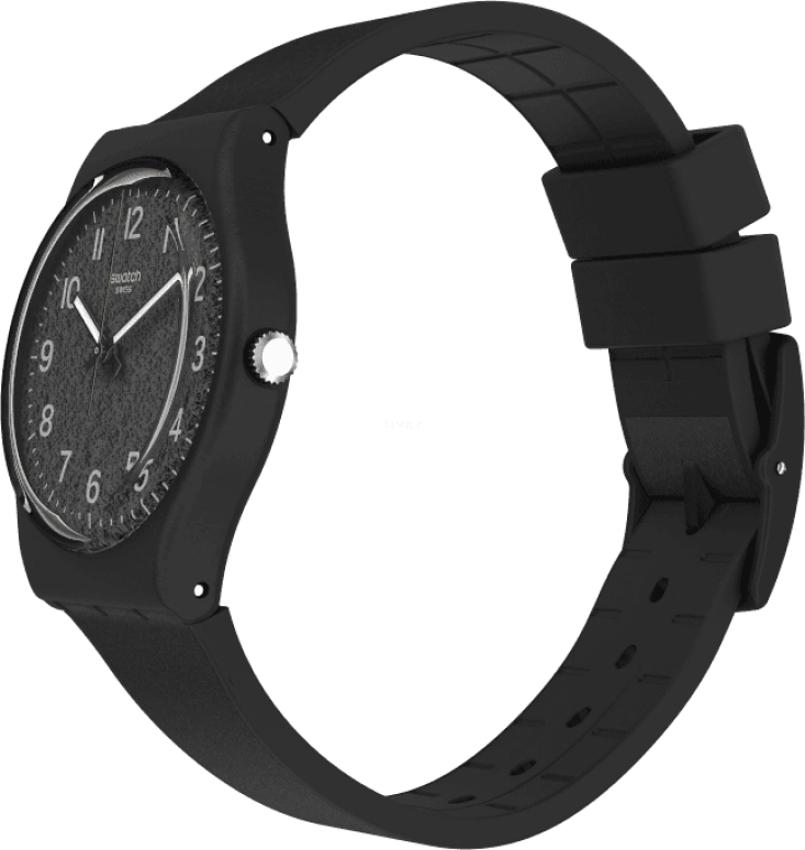 Swatch,Originals 34mm,34mm,Plastic,Black,GB326