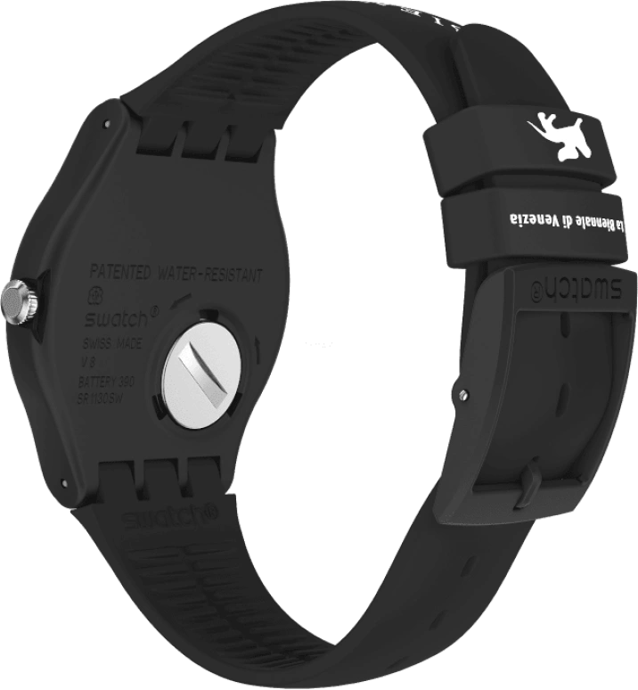 Swatch,Originals 41mm,41mm,Plastic,Black,SUOB720R