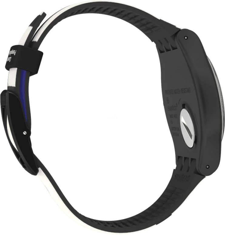 Swatch,Originals 41mm,41mm,Plastic,Black,Quartz,Sapphire,Crystal Glass,Round,SUOZ344