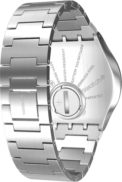 Swatch,SKIN ,Stainless Steel,Blue,SS07S106G