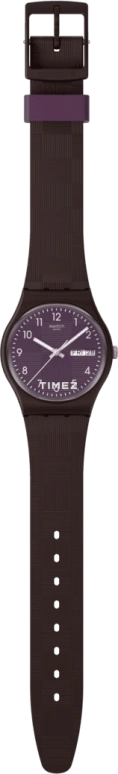 Swatch,Swatch Essentials 34mm,34mm,Bio-sourced,Purple,Quartz,Date,Day,SO28C700