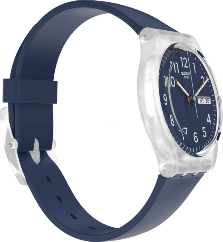 Swatch,Originals 34mm,34mm,Blue,Open,GE725