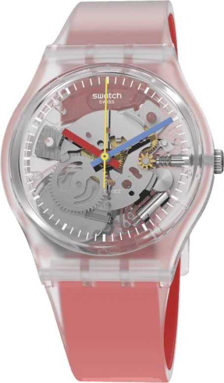 Swatch,CLEAR 34mm,34mm,Open,GE292