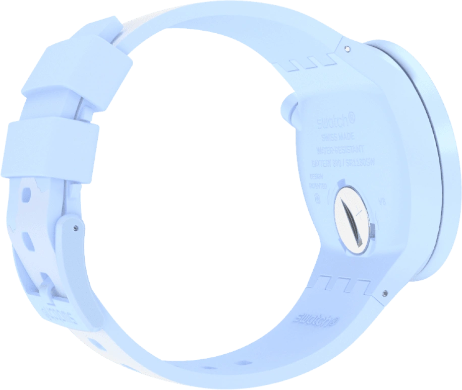 Swatch,THE BOLD 47mm,47mm,Bioceramic,Ceramic,Blue,Sapphire,Crystal Glass,SB03N102