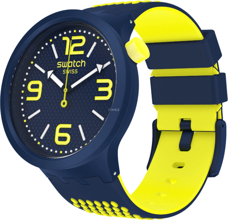 Swatch,THE BOLD 47mm,47mm,Plastic,Black,SO27N102