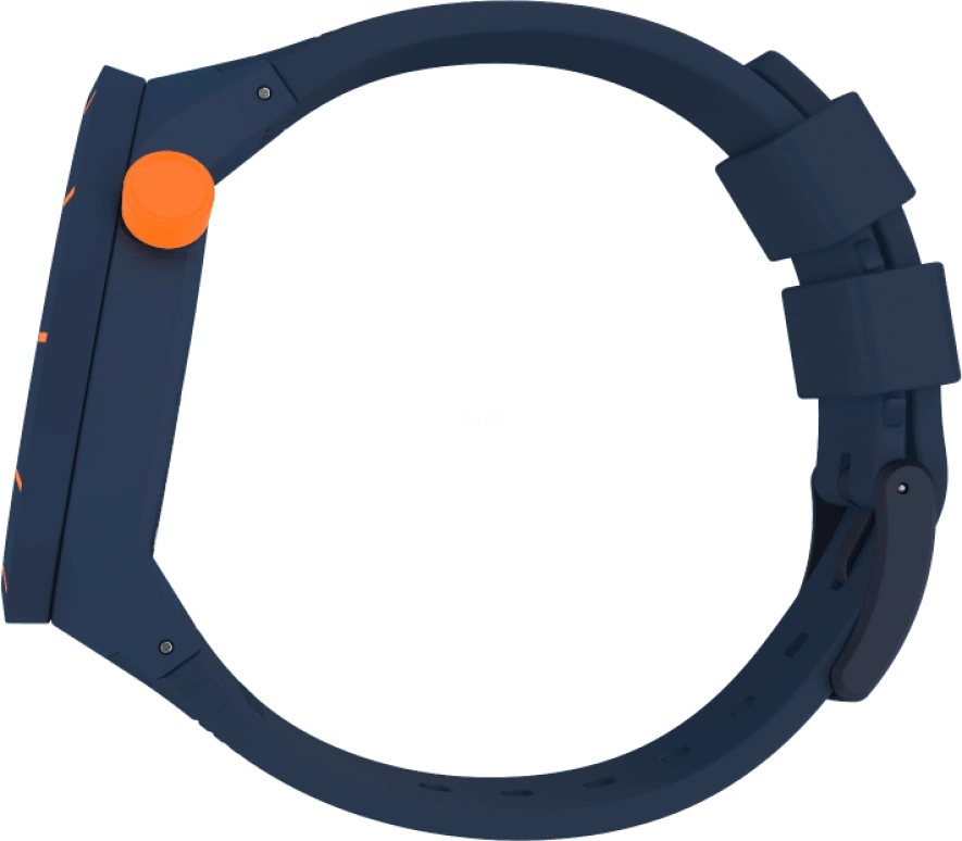 Swatch,THE BOLD 47mm,47mm,Plastic,Blue,Closed,SO27N110