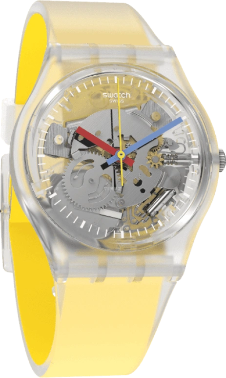 Swatch,CLEAR 34mm,34mm,Open,GE291