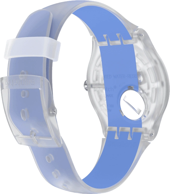 Swatch,Originals 41mm,41mm,Plastic,Skeleton,Quartz,Round,Transparent,SUOK156