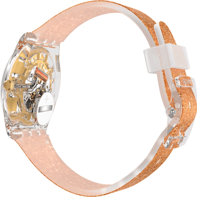Swatch,Originals 34x39.20mm,34x39.20mm,Plastic,Orange,GE285