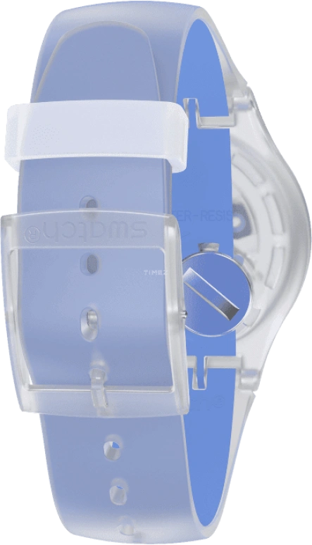 Swatch,Originals 41mm,41mm,Plastic,Skeleton,Quartz,Round,Transparent,SUOK156