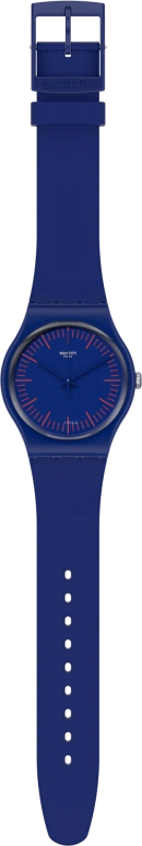Swatch,Originals 41mm,41mm,Plastic,Blue,Sapphire,Crystal Glass,SUON146