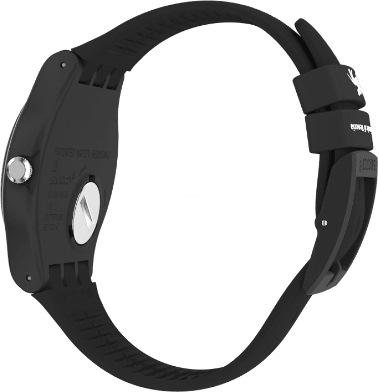 Swatch,Originals 41mm,41mm,Plastic,Black,SUOB720R
