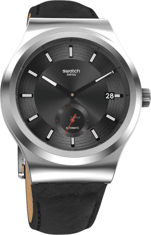 Swatch,IRONY 42mm,42mm,Black,Open,SY23S400