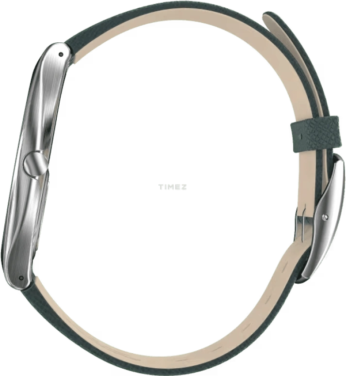 Swatch,SKIN 38mm,38mm,Stainless Steel,Green,Quartz,Tonneau,Silver,SYXS121