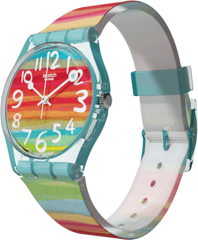 Swatch,Originals 34mm,34mm,Plastic,GS124
