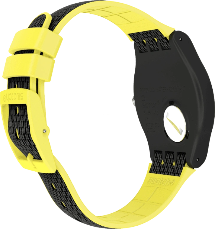 Swatch,Originals 41mm,41mm,Plastic,Black,SUOB406