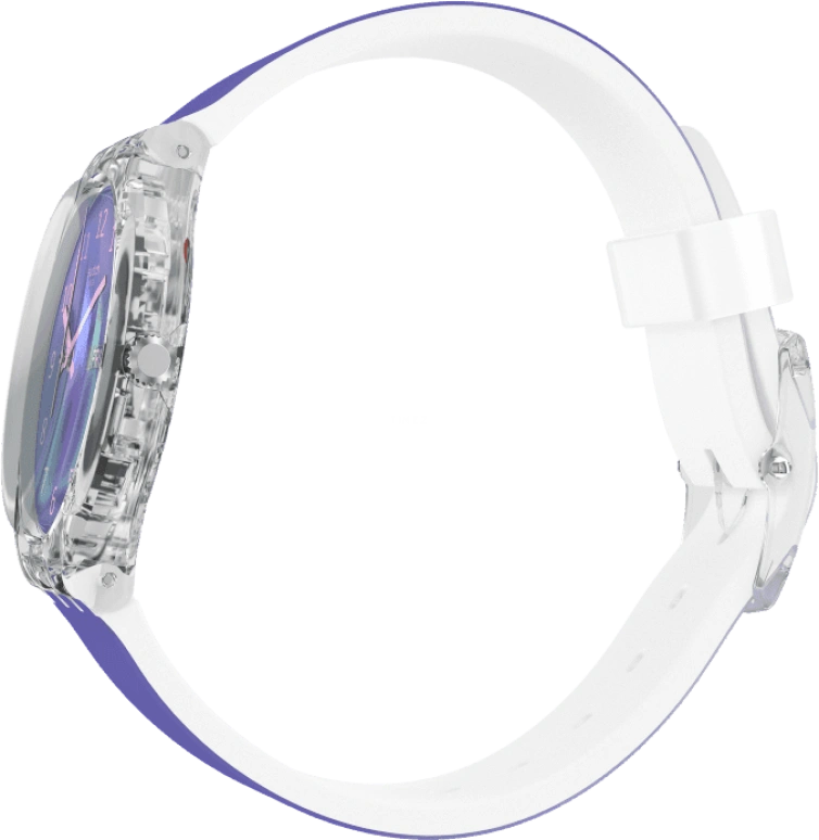 Swatch,Originals 34mm,34mm,Plastic,Purple,Green,Sapphire,Crystal Glass,GE718