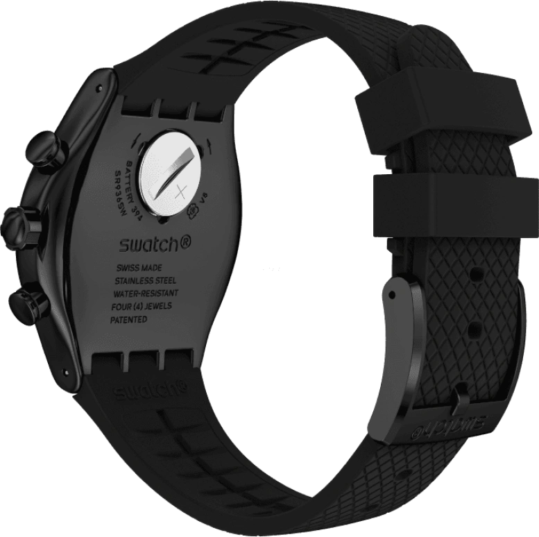 Swatch,IRONY 43x49mm,43x49mm,Black,YVB408
