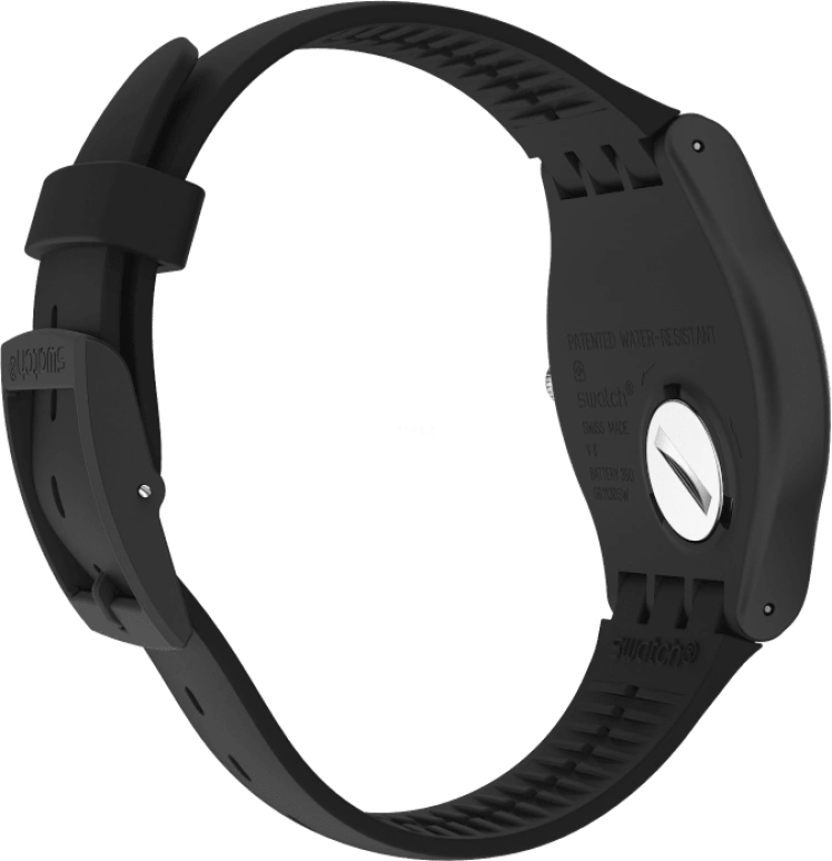 Swatch,Originals 41mm,41mm,Plastic,Black,Sapphire,Crystal Glass,Closed,SUOB732