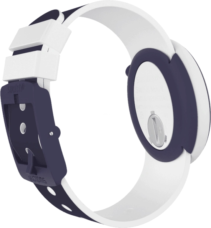 Swatch,Originals 45mm,45mm,Plastic,White,PNW107