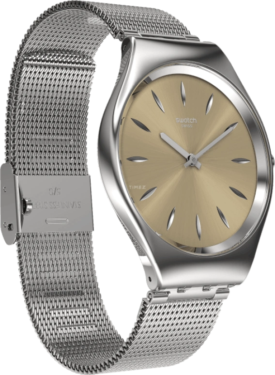 Swatch,SKIN 38mm,38mm,Sapphire,Crystal Glass,SYXS133M
