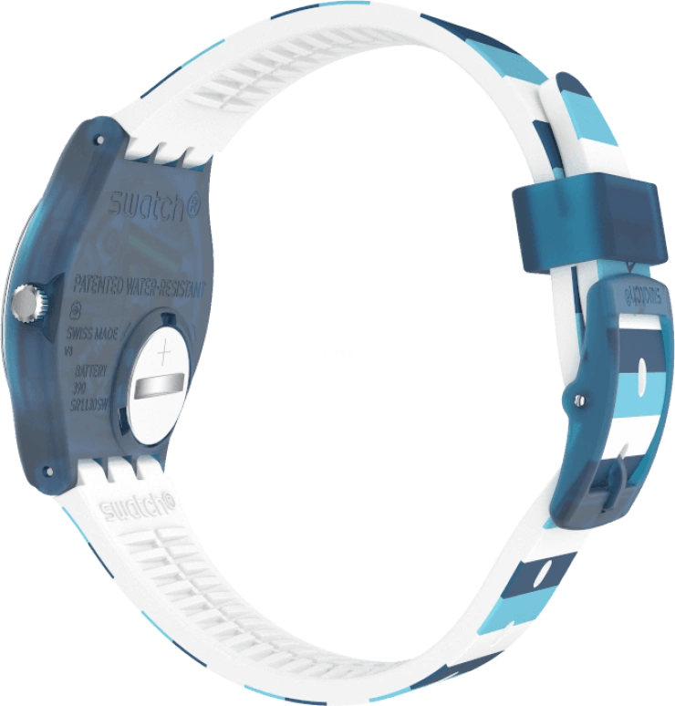Swatch,Originals 34mm,34mm,White,Open,GN728
